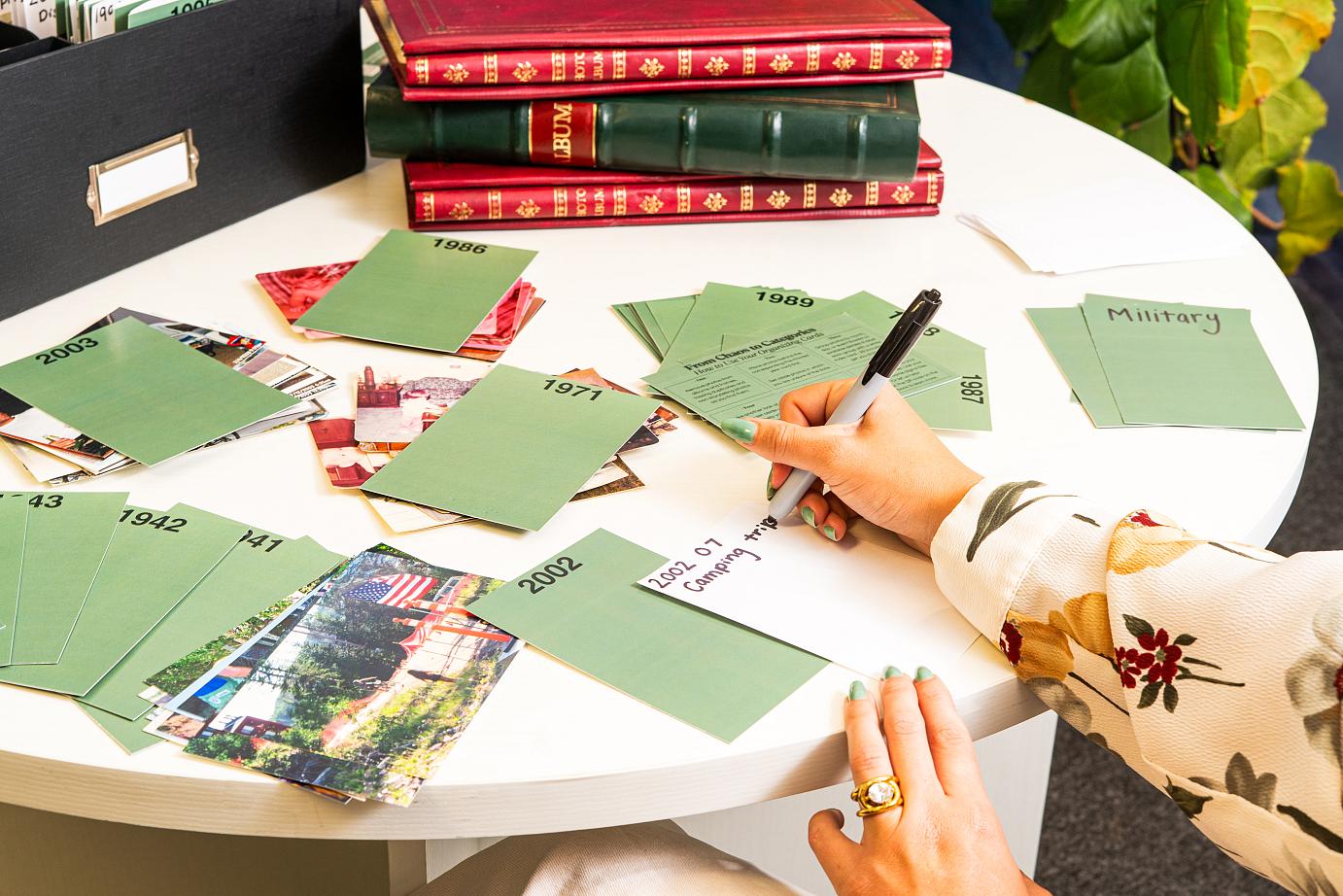 2000 Paces Organizing Cards